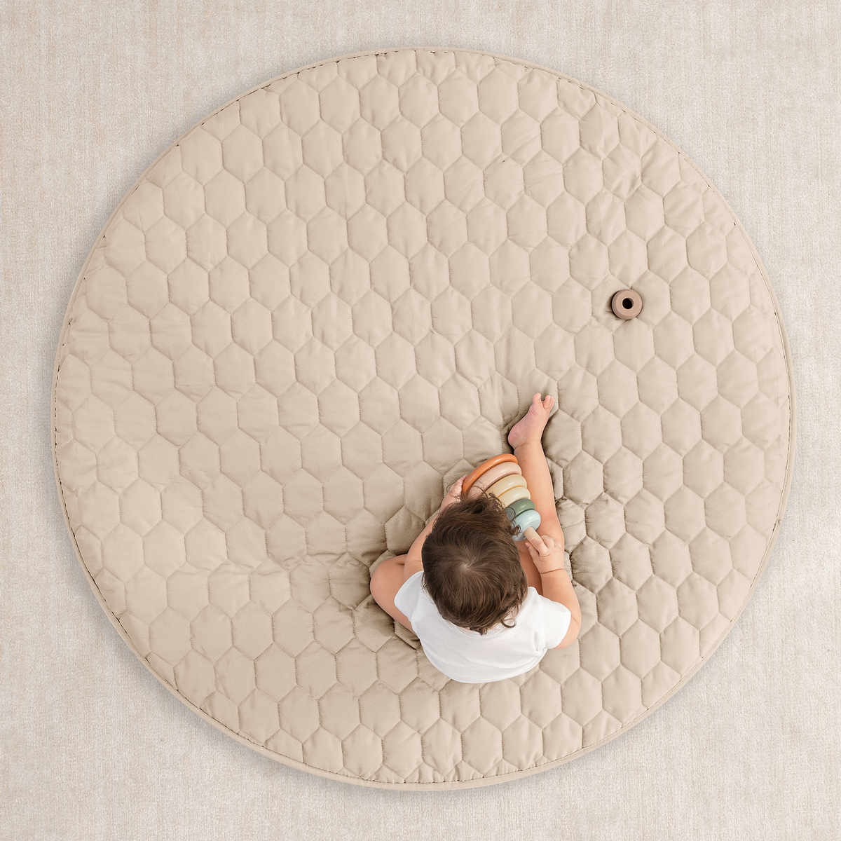 Play Mat with Non-Slip Bottom in Sand