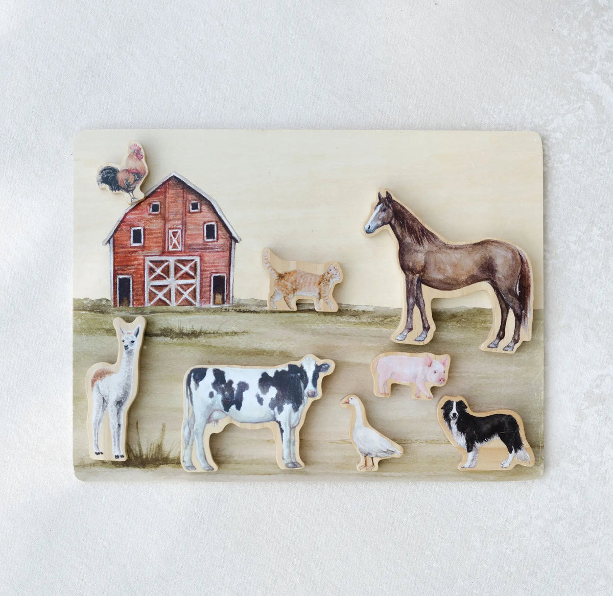 Farm chunky Wood Puzzle