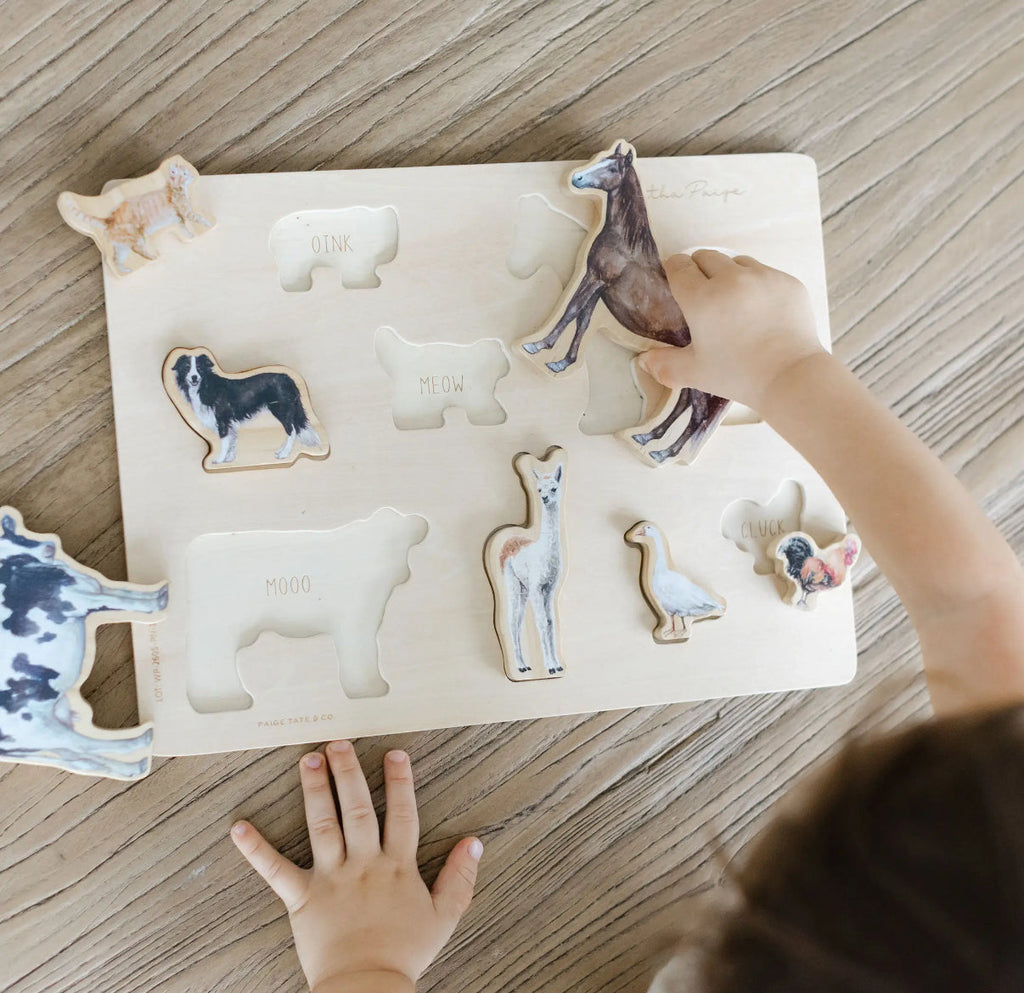 Farm chunky Wood Puzzle