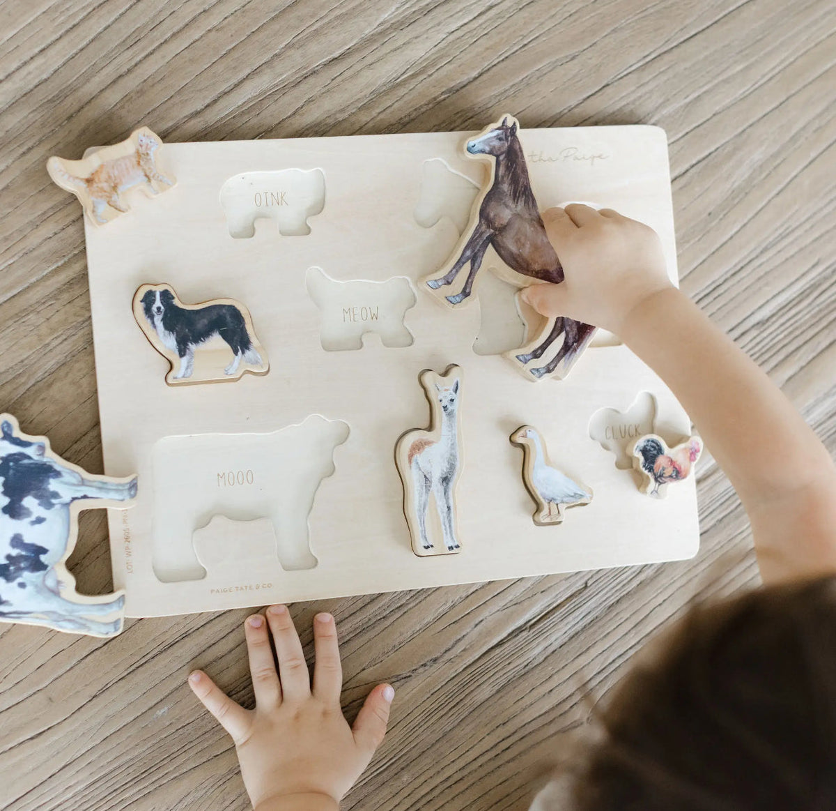 Farm chunky Wood Puzzle