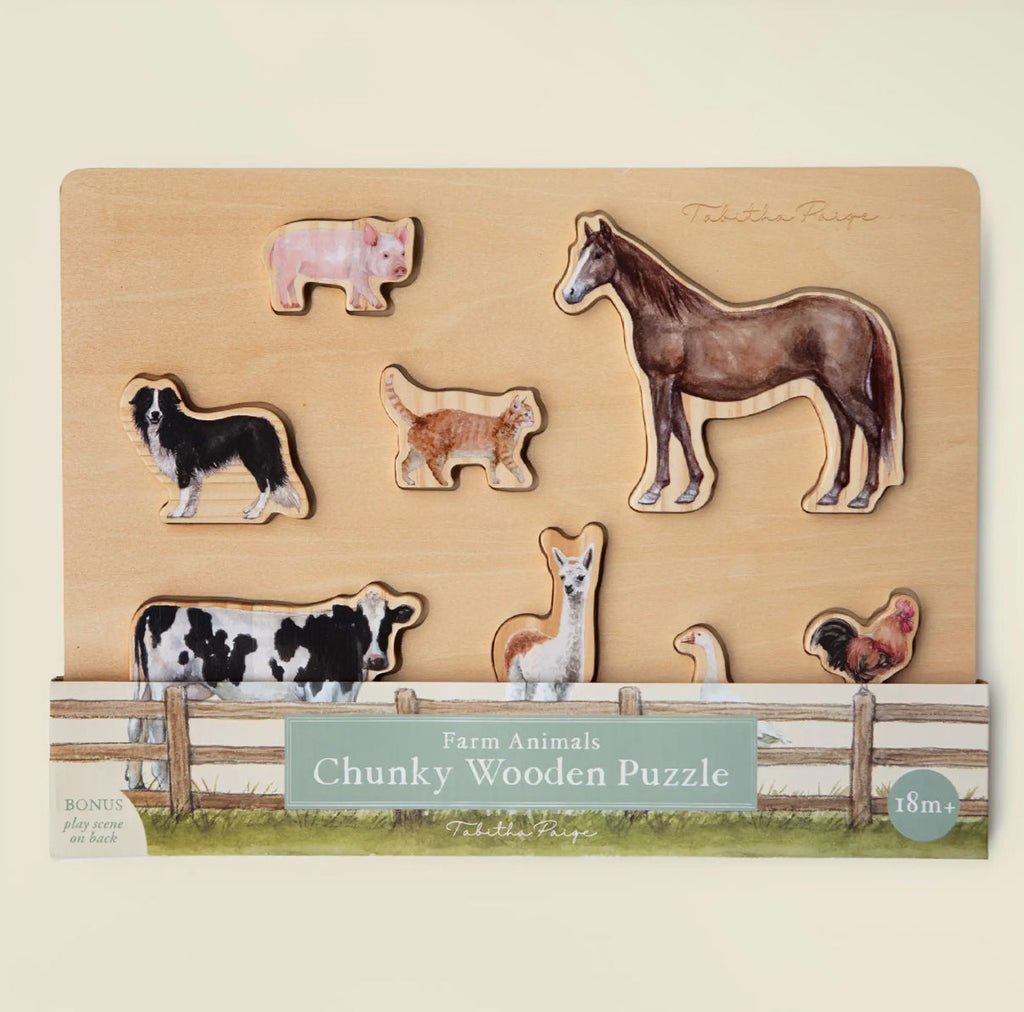 Farm chunky Wood Puzzle