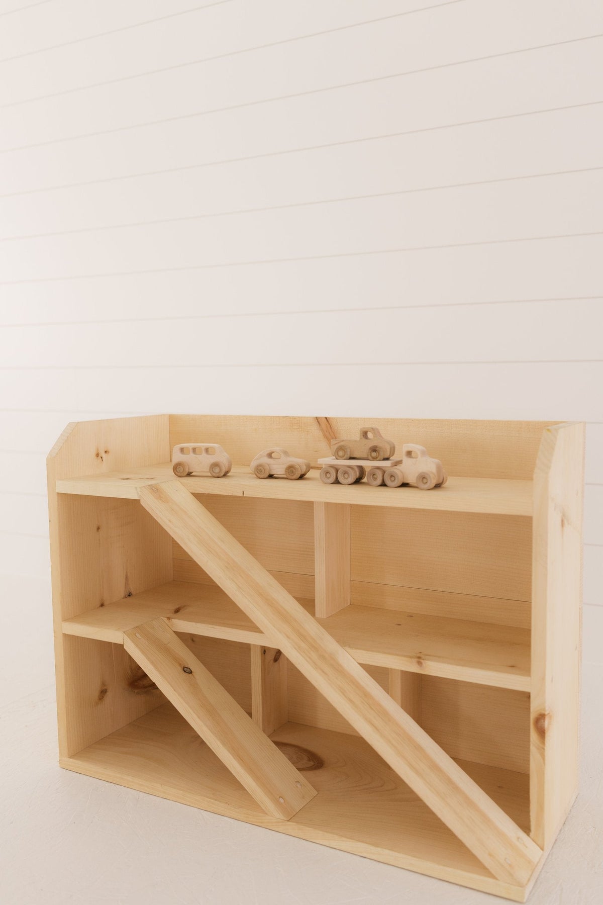 Children's Wooden Car Garage