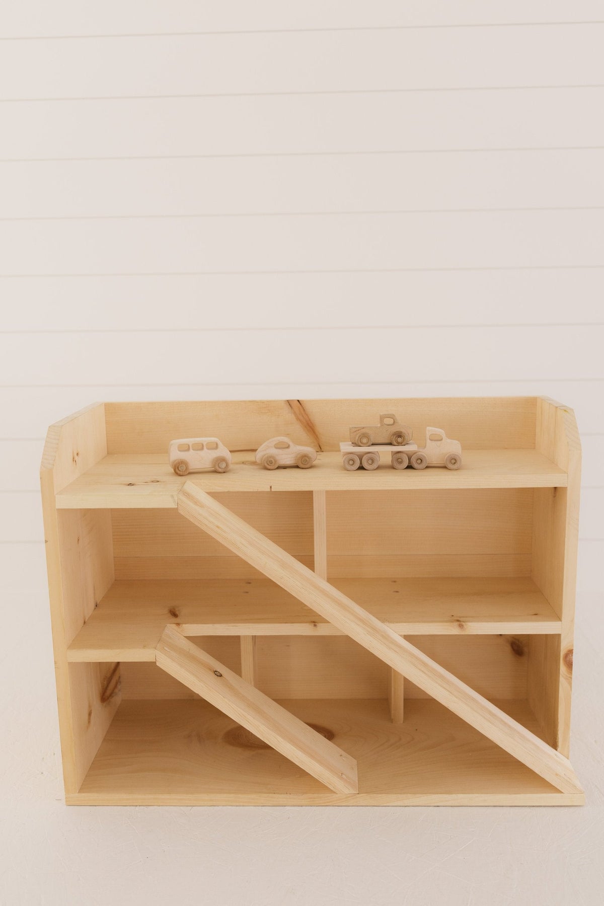 Children's Wooden Car Garage